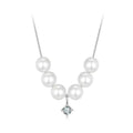 Moissanite Shell Pearl Clavicle Necklace