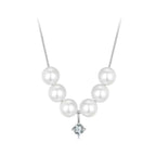 Moissanite Shell Pearl Clavicle Necklace