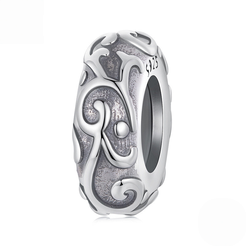 Sterling Silver Decorative Spacer Charm Bead Collection