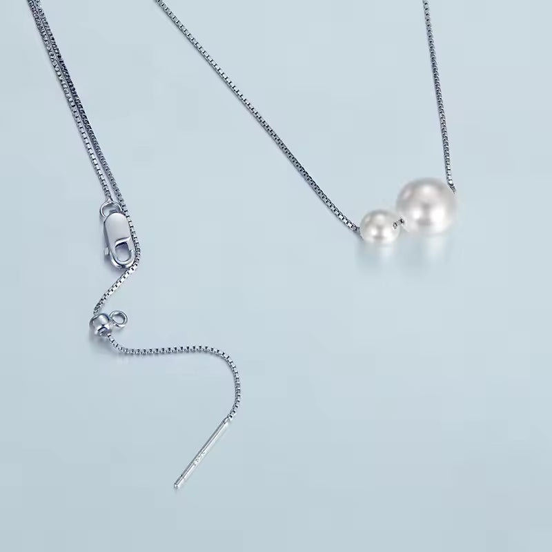 Elegant Faux Pearl Choker Necklace