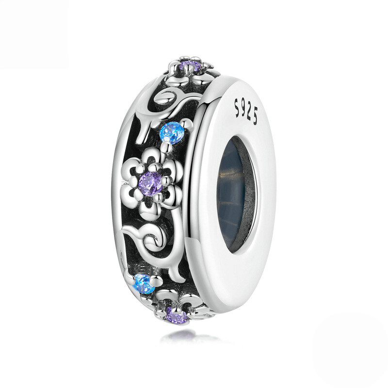 Sterling Silver Decorative Spacer Charm Bead Collection