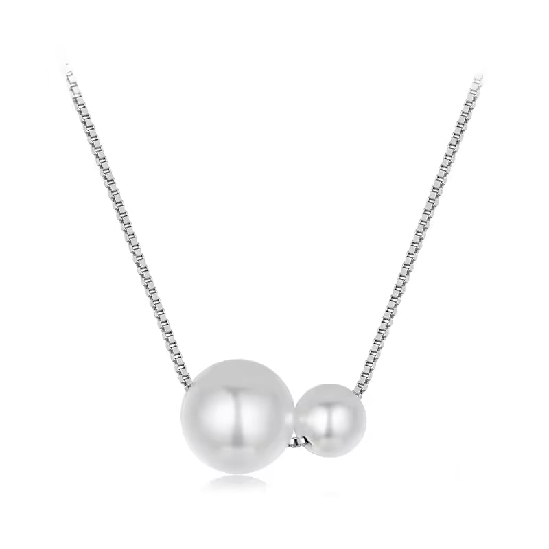 Elegant Faux Pearl Choker Necklace