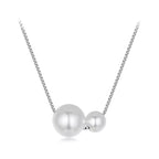 Elegant Faux Pearl Choker Necklace