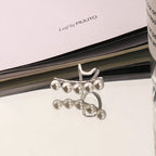 Sterling Silver Pearl Ear Cuff for Women – Non-Piercing Minimalist Ear Jewellery