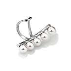 Sterling Silver Pearl Ear Cuff for Women – Non-Piercing Minimalist Ear Jewellery