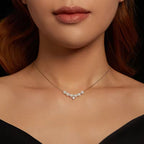 Moissanite Shell Pearl Clavicle Necklace
