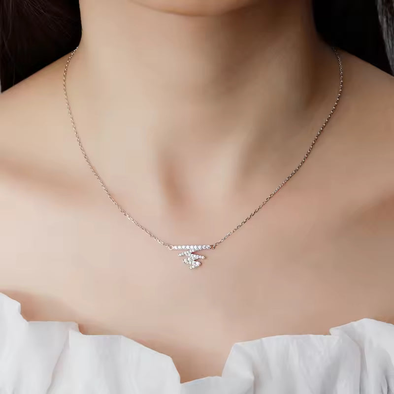 Minimalist Diamond Pave Choker Necklace