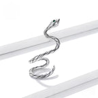 Sterling Silver Snake Ear Cuff for Women – Non-Piercing Serpent Design