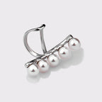 Sterling Silver Pearl Ear Cuff for Women – Non-Piercing Minimalist Ear Jewellery