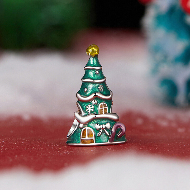 Sterling Silver Christmas Dangle Charm Collection