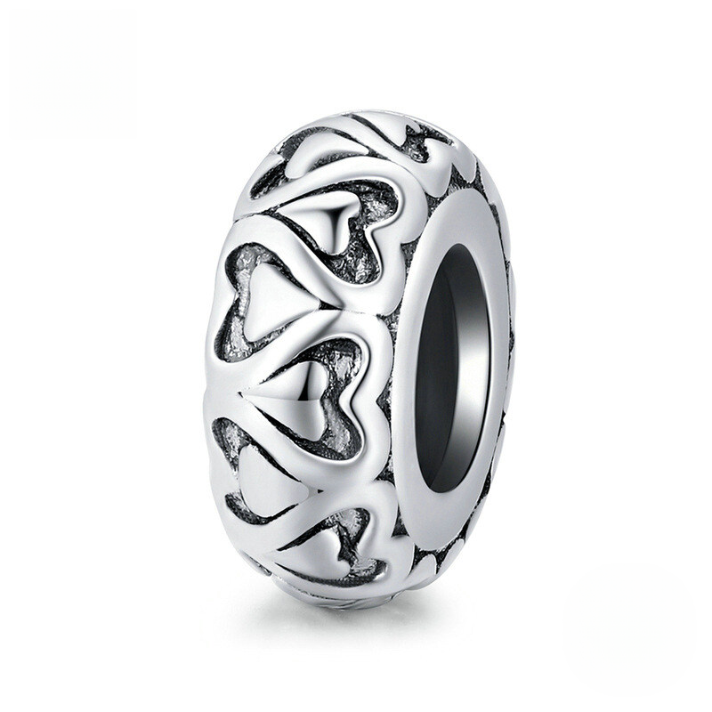 Sterling Silver Decorative Spacer Charm Bead Collection