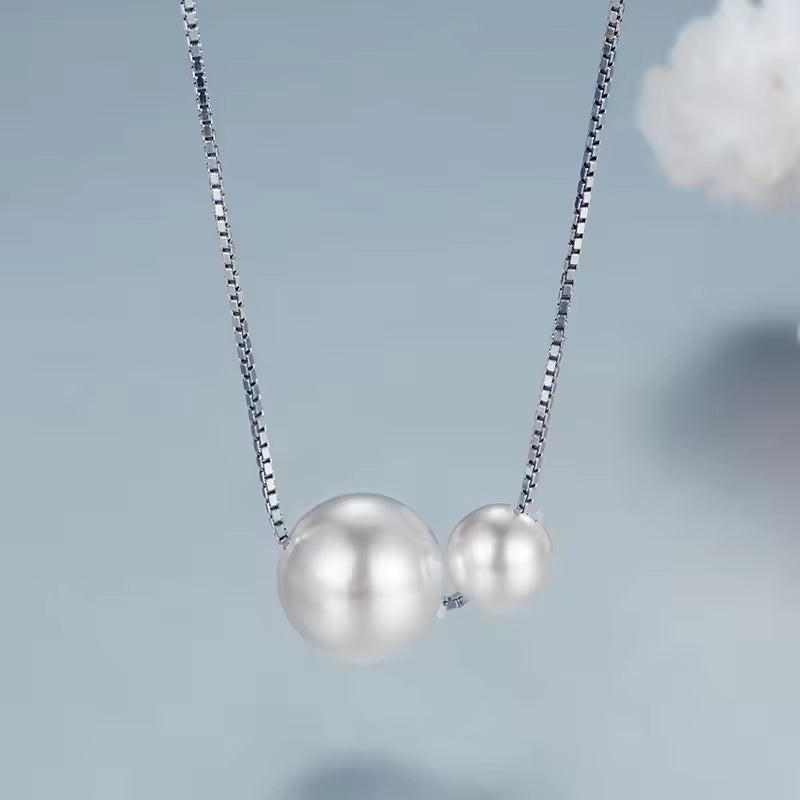 Elegant Faux Pearl Choker Necklace