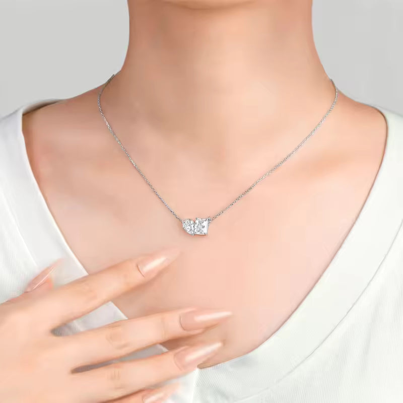 Minimalist Zircon Pendant Choker Necklace