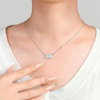 Minimalist Zircon Pendant Choker Necklace