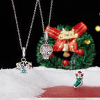 Sterling Silver Christmas Dangle Charm Collection