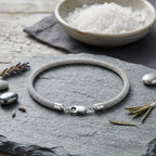 Sterling Silver Woven Mesh Chain Bracelet