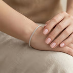 Sterling Silver Woven Mesh Chain Bracelet