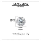 Sterling Silver Floral Moissanite Stud Earrings