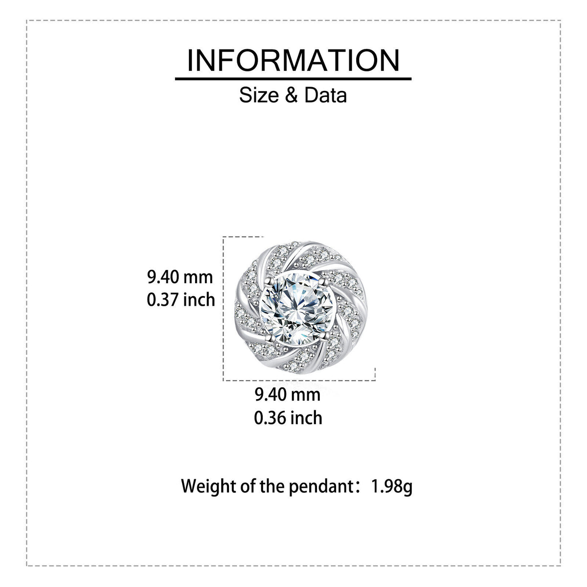 Sterling Silver Floral Moissanite Stud Earrings