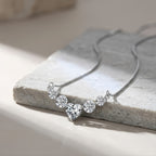 Heart-Center CZ Necklace