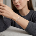Sterling Silver Two-Piece Anklet Set