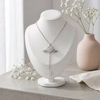 Sterling Silver Angel Wings Lariat Necklace