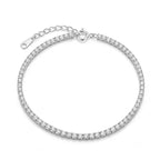 Sterling Silver Cubic Zirconia Tennis Bracelet