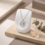 Sterling Silver Butterfly Moissanite Necklace