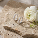 Sparkling  CZ Hoop Earring
