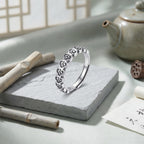 Sterling Silver Adjustable Auspicious Cloud Ring