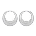 Textured  Hoop Earring