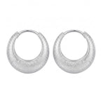Textured  Hoop Earring