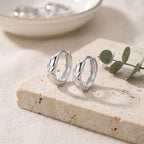 Delicate  Twist Knot Hoop Earring