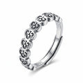 Sterling Silver Adjustable Auspicious Cloud Ring